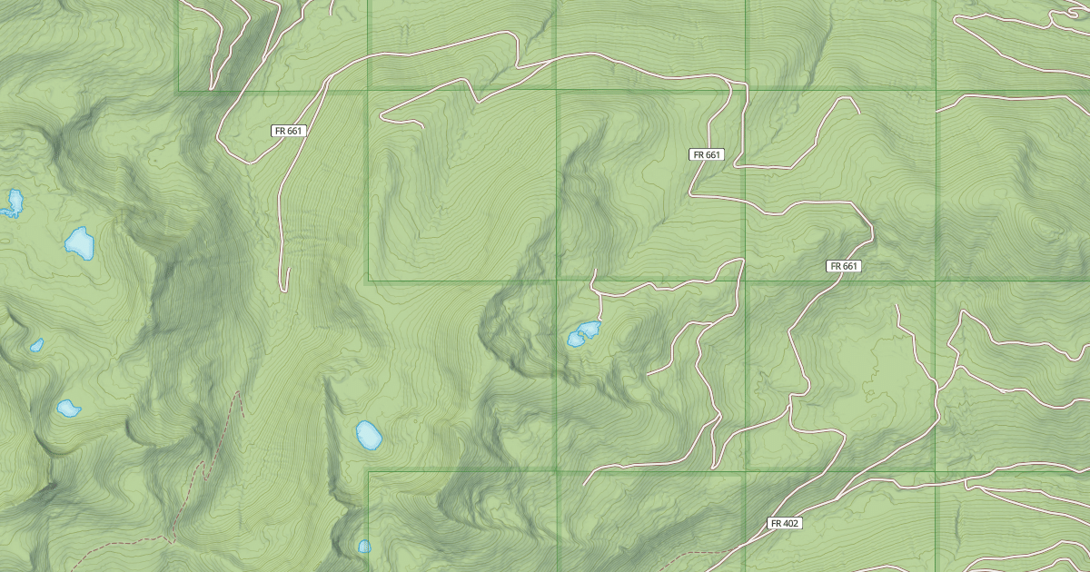 Map preview of COOKS PASS