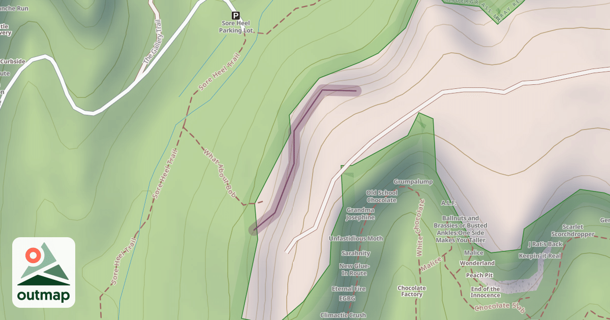 Map of What About Bob Wall