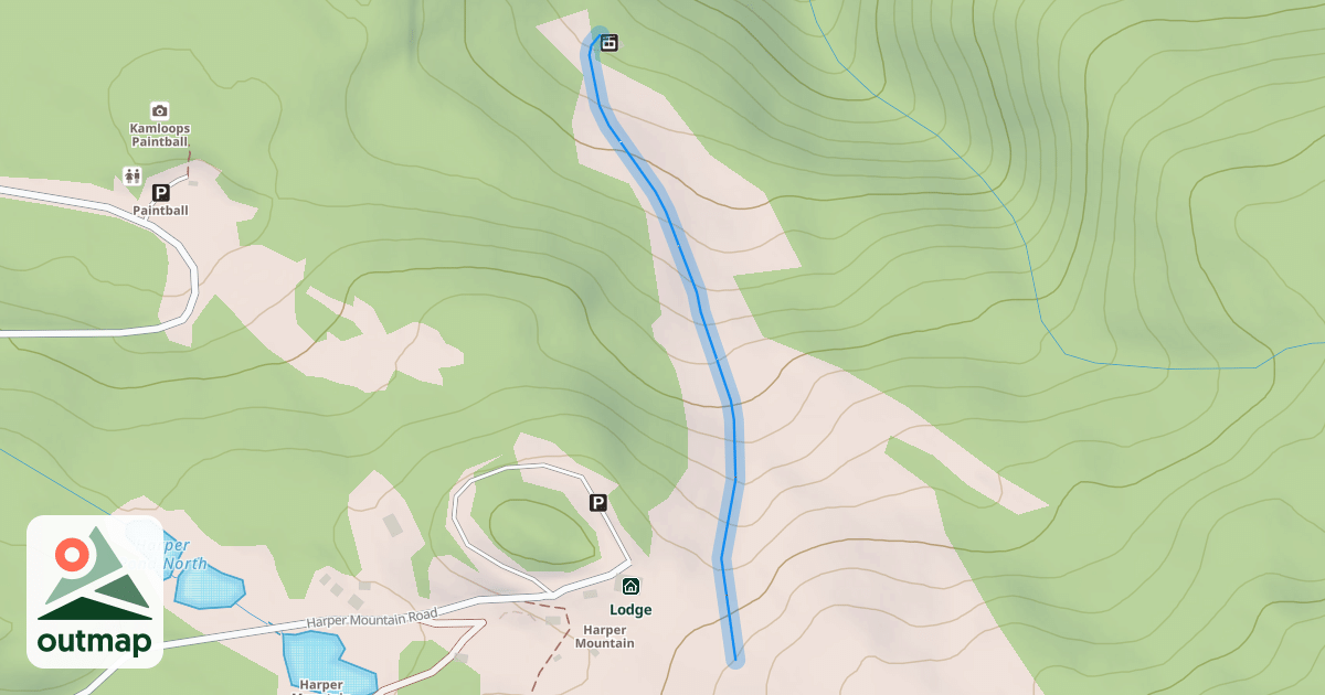 Map of Chair Run