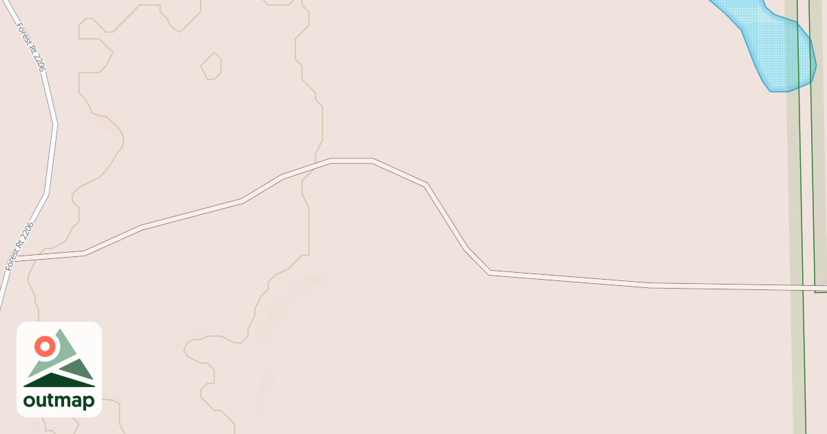 Map of DAMON LAKE SPUR 3844