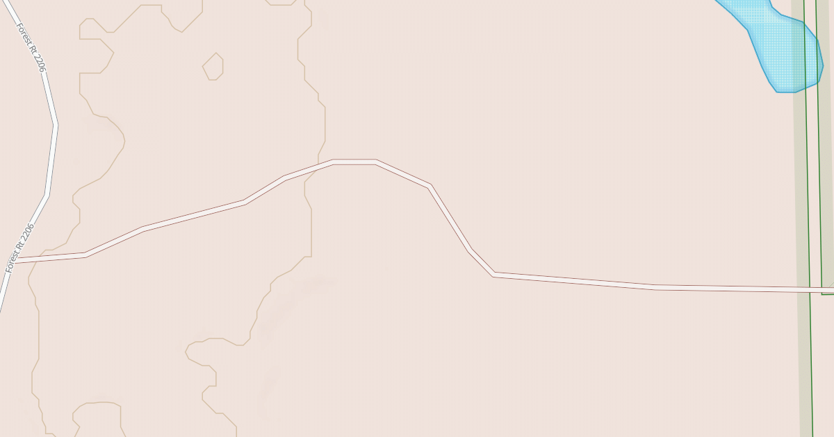 Map preview of DAMON LAKE SPUR 3844