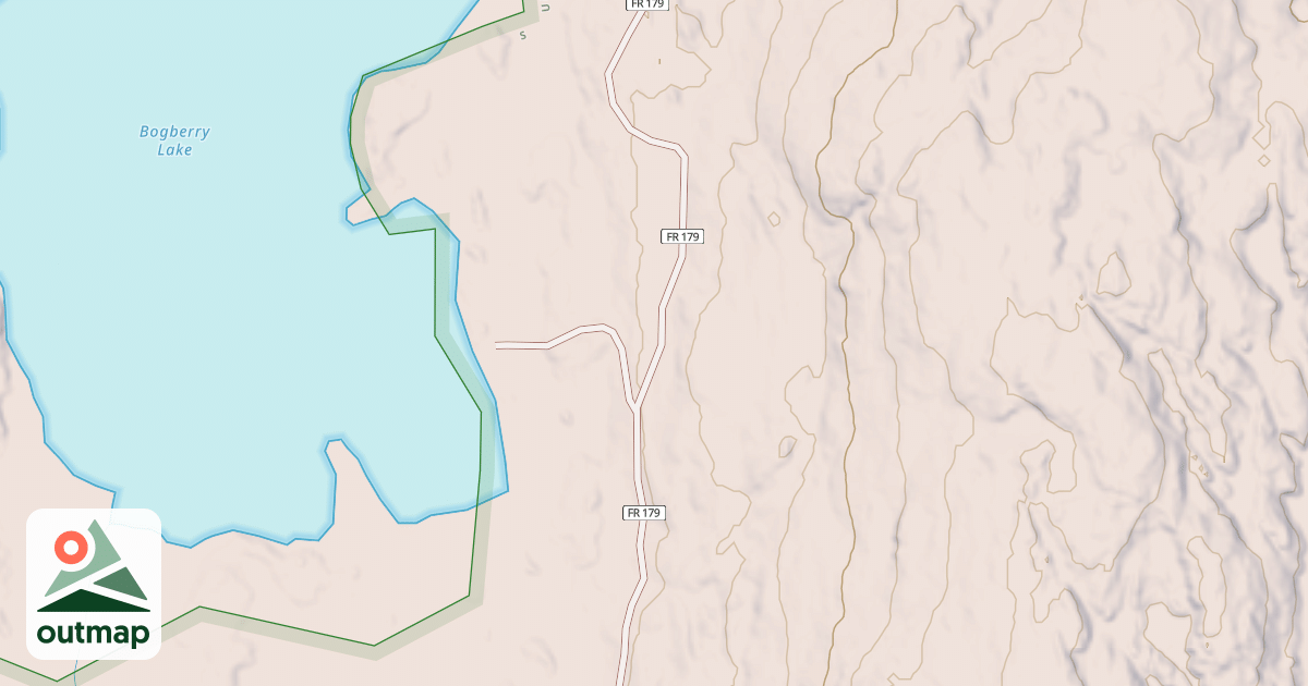 Map of Omaday Lake