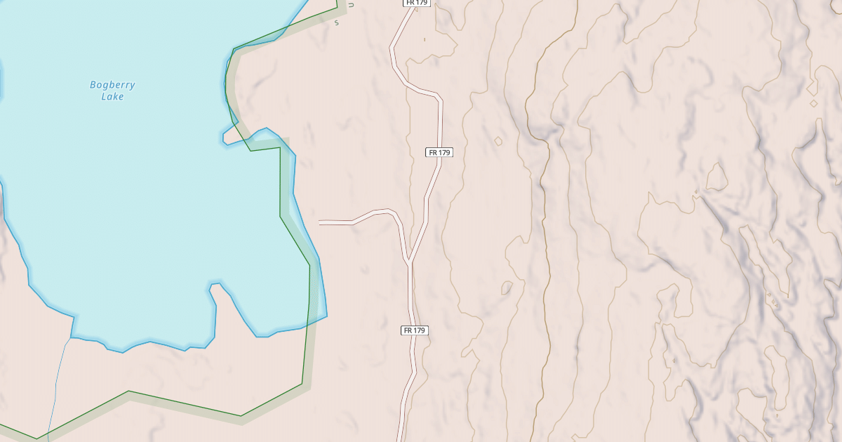 Map preview of Omaday Lake