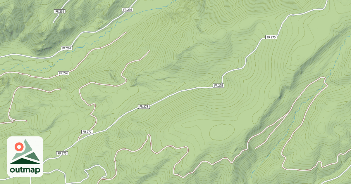 Map of IRON CREEK
