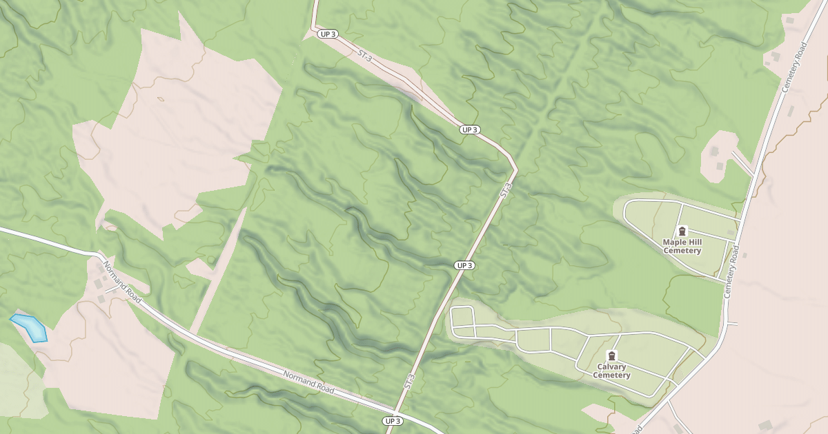 Map preview of Lake Linden Route