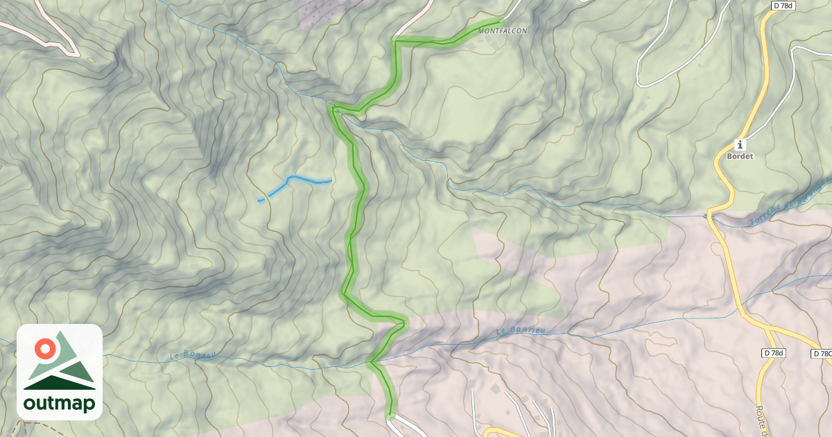 Map of Chemin des Bottières