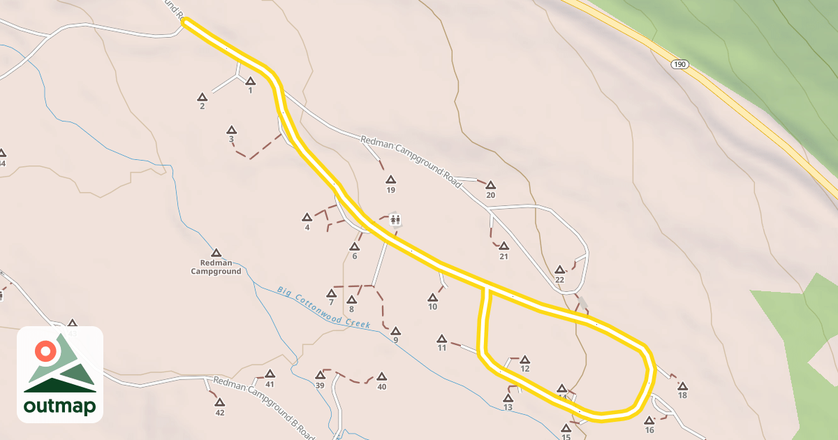 Map of Mid Redman