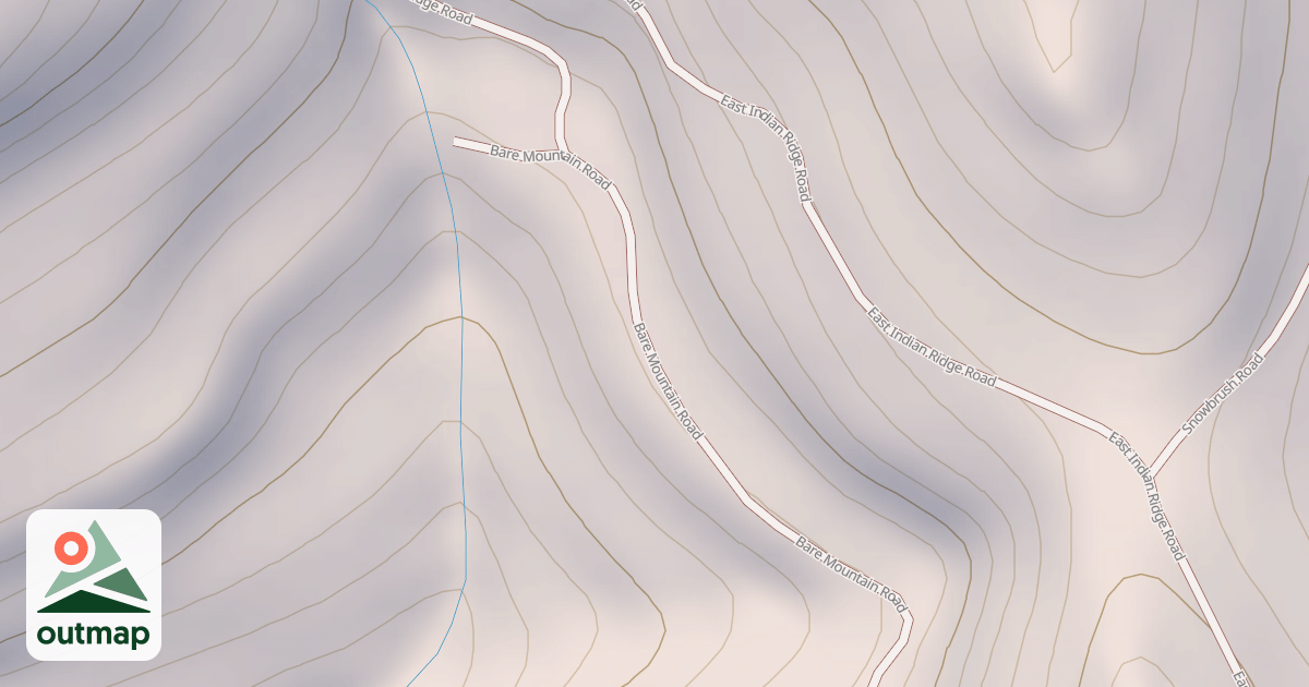 Map of BARE MOUNTAIN