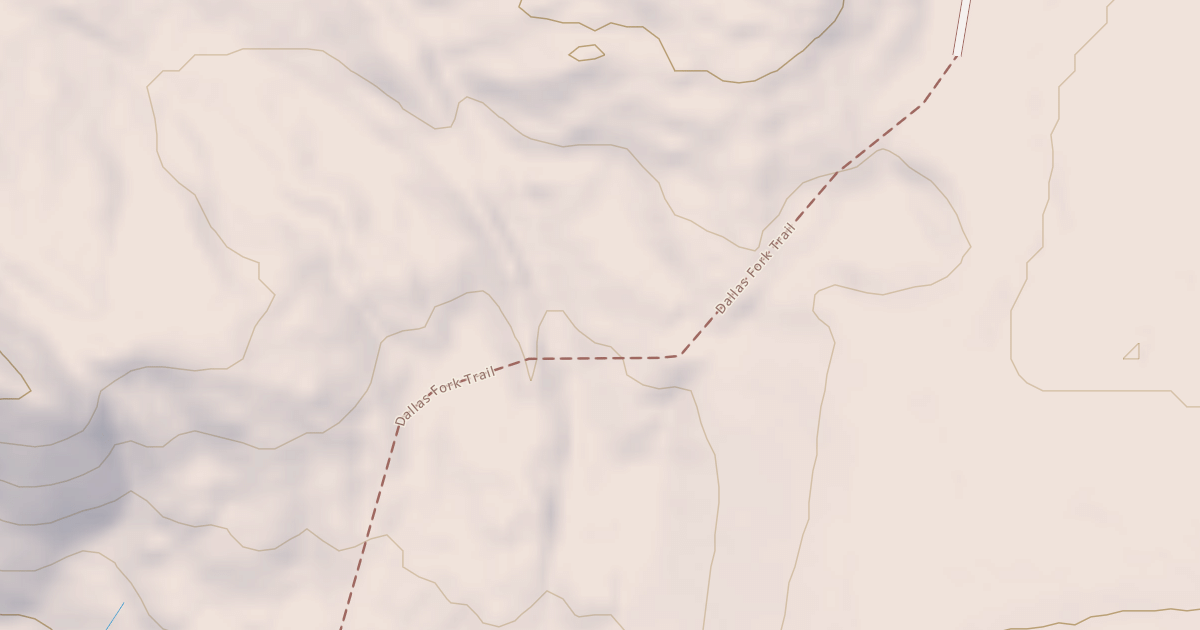 Map preview of Dallas Fork Snowmobile