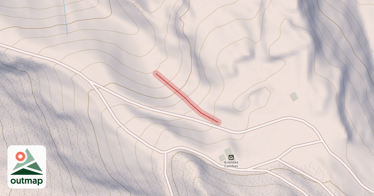 Map of Combe du Machon