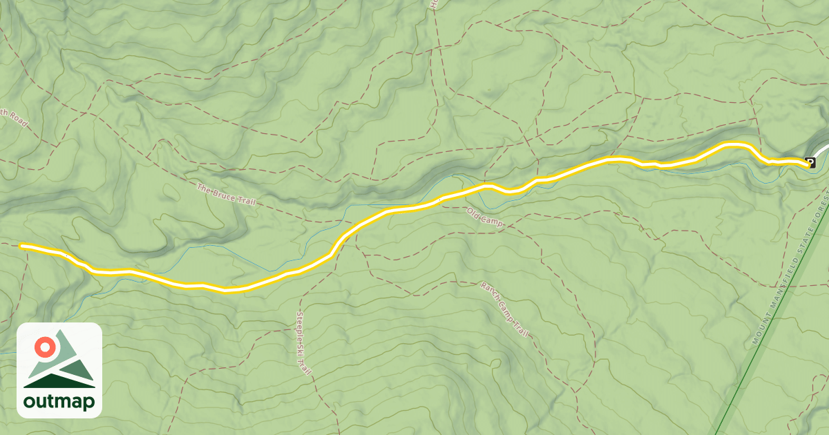 Map of Burt Trail