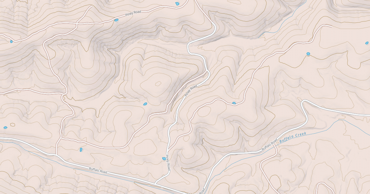 Map preview of PINEY