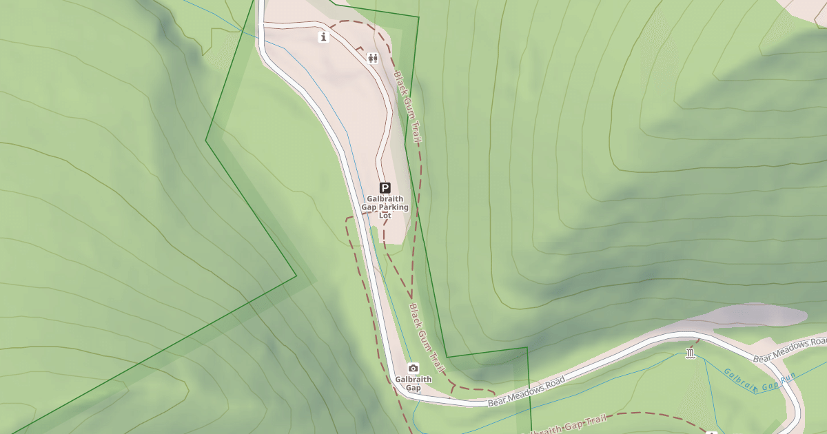 Map preview of Rothrock State Forest Seven Mountains Snowmobile Trails