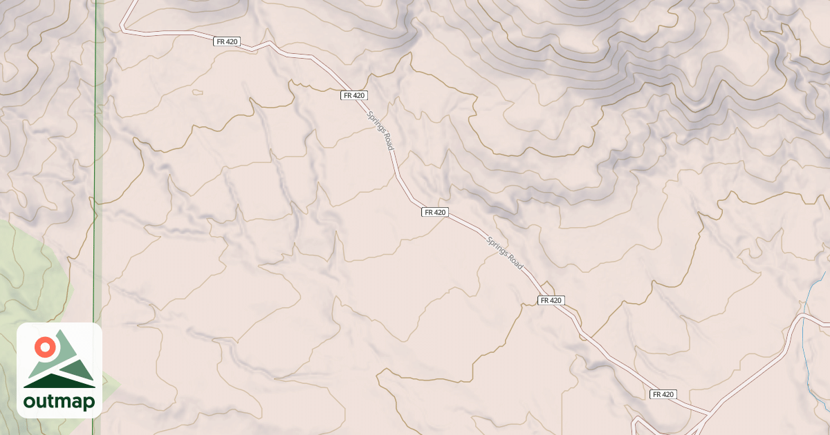 Map of SPRINGS