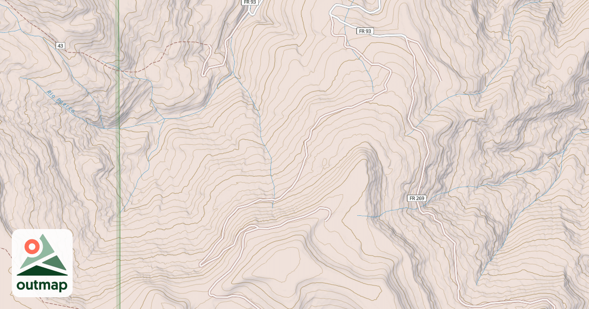 Map of SAN PEDRO MOUNTAIN