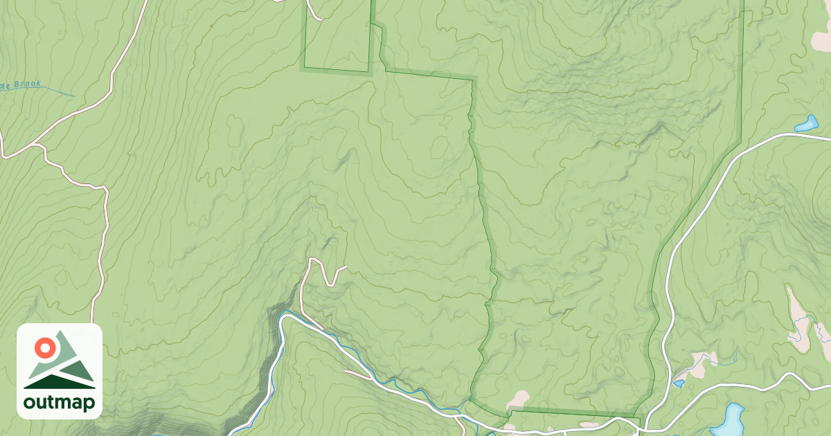 Map of Bacon Hollow Snowmo