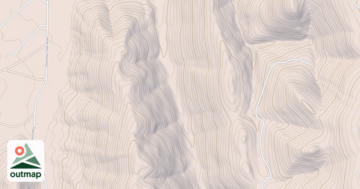 Map of South Fork Timber Creek