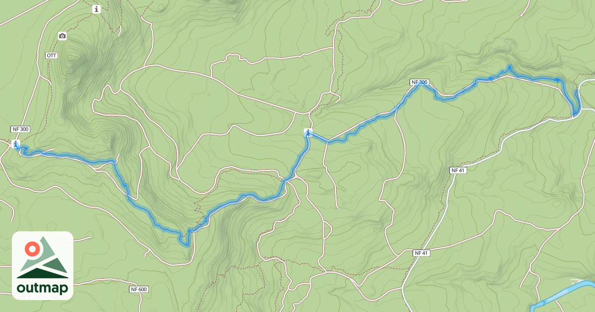 Map of Tyler's Traverse