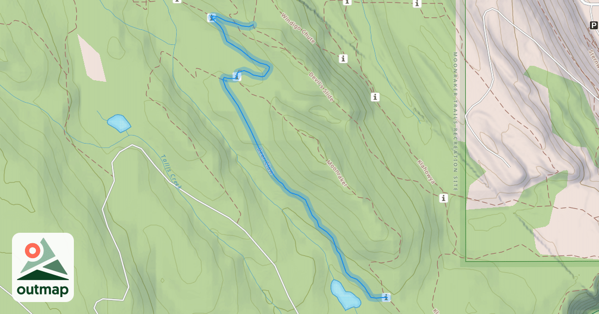 Map of Bear Claw