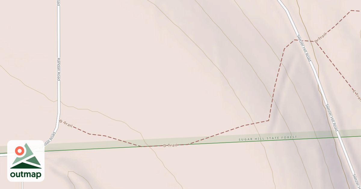 Map of D Trail