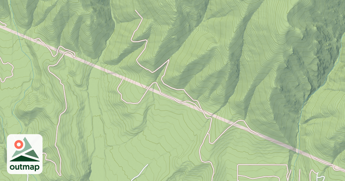 Map of SAVENAC CREEK