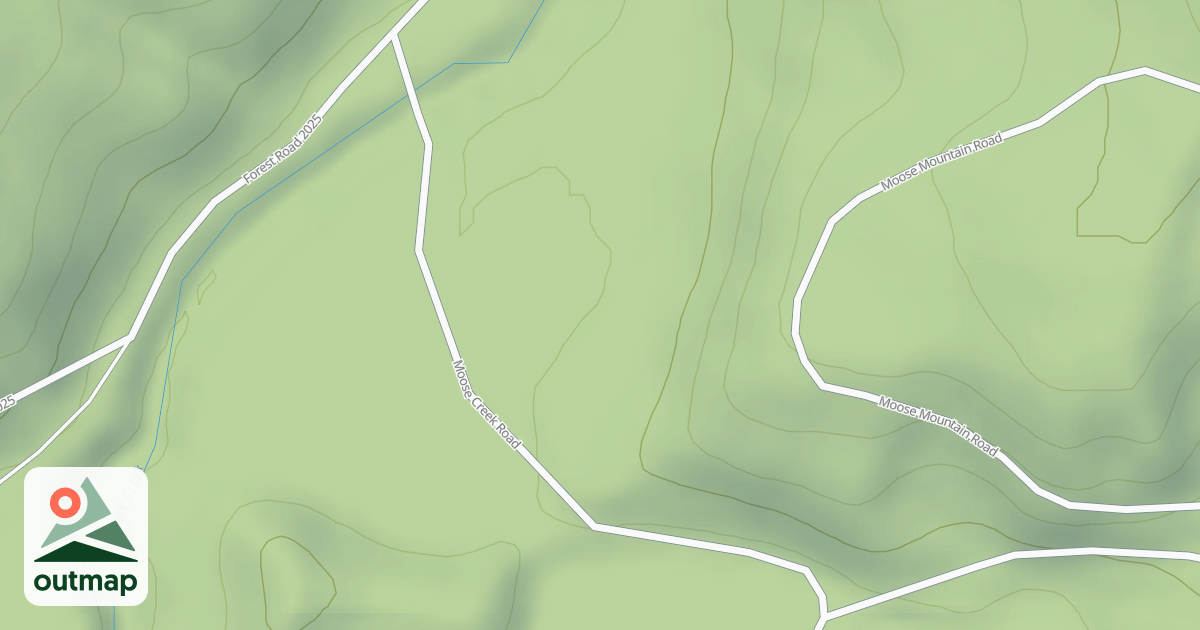 Map of MOOSE CREEK RD
