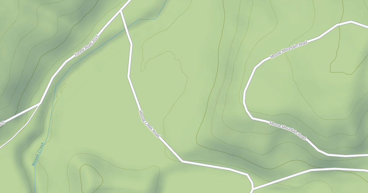 Map preview of MOOSE CREEK RD