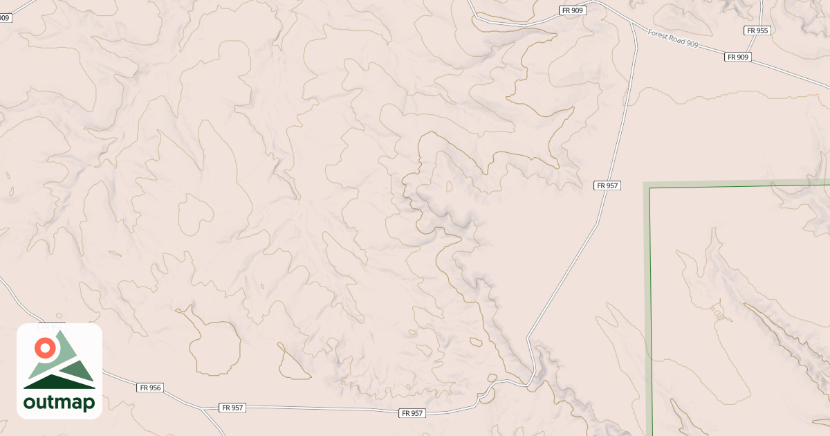 Map of USFS National Forest System Roads {68480DE2-2AA8-4B42-B2FC-04990FABA636}