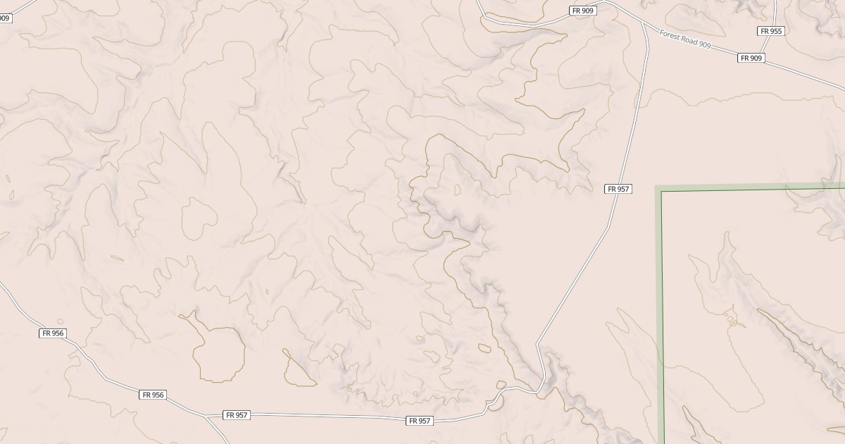 Map preview of USFS National Forest System Roads {68480DE2-2AA8-4B42-B2FC-04990FABA636}