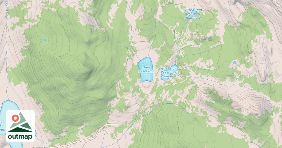 Map of USFS Motor Vehicle Use Map Trails 10030