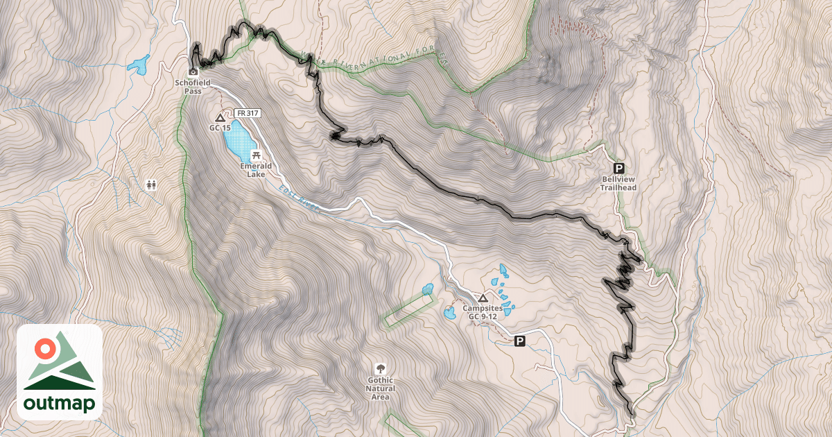 Map of Trail 401