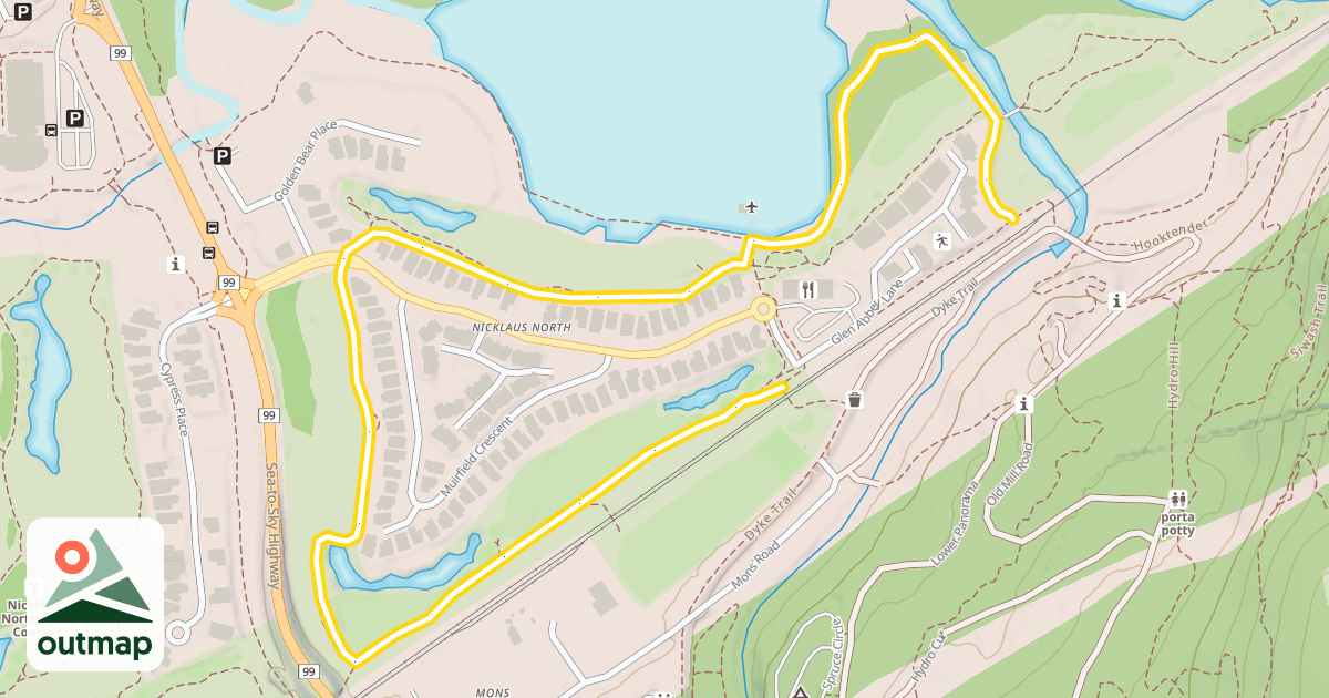 Map of Green Lake Loop