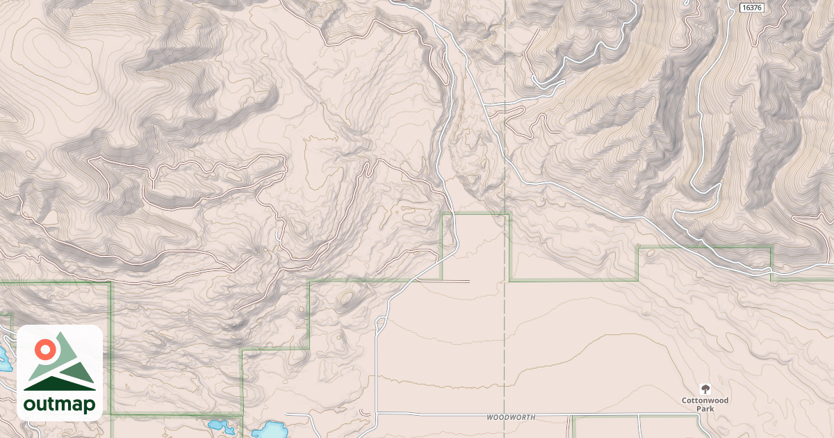 Map of Cottonwood- Rich Ranch