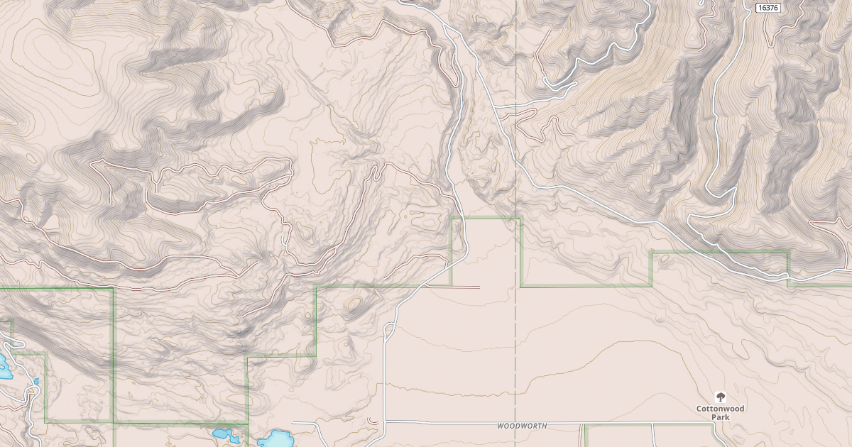 Map preview of Cottonwood- Rich Ranch