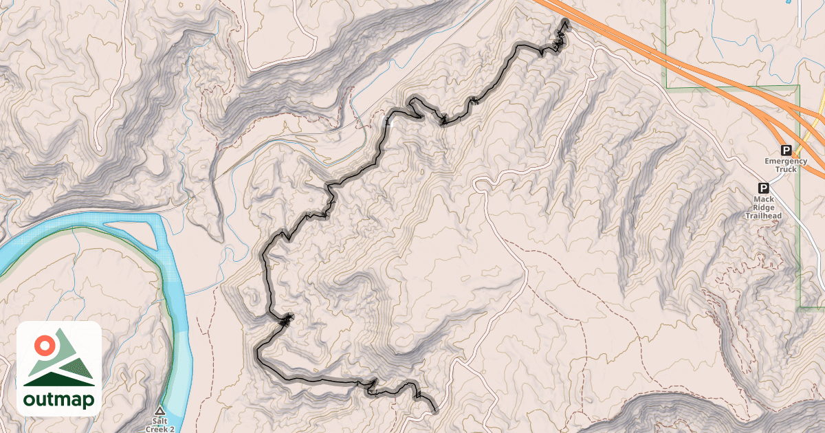Map of Troy Built Trail