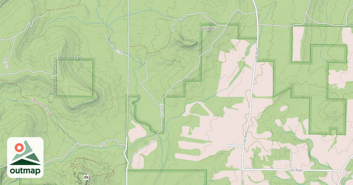Map of JULIEN HILL