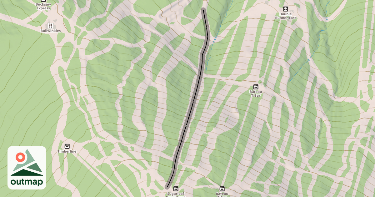 Map of Upper Skidder