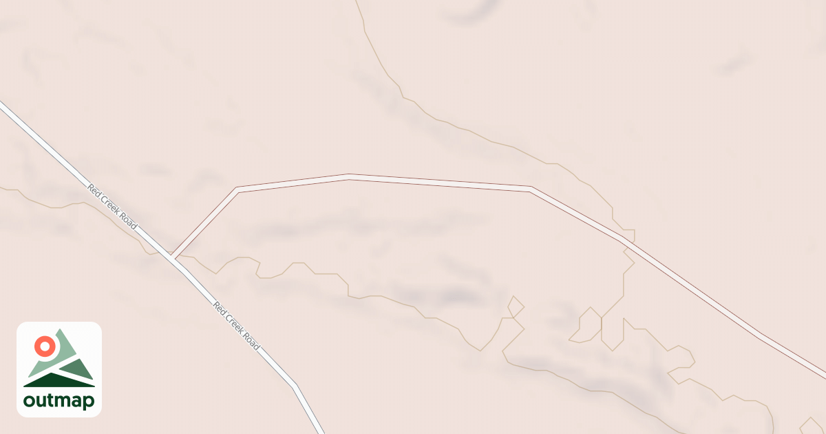 Map of RED CREEK SPUR B