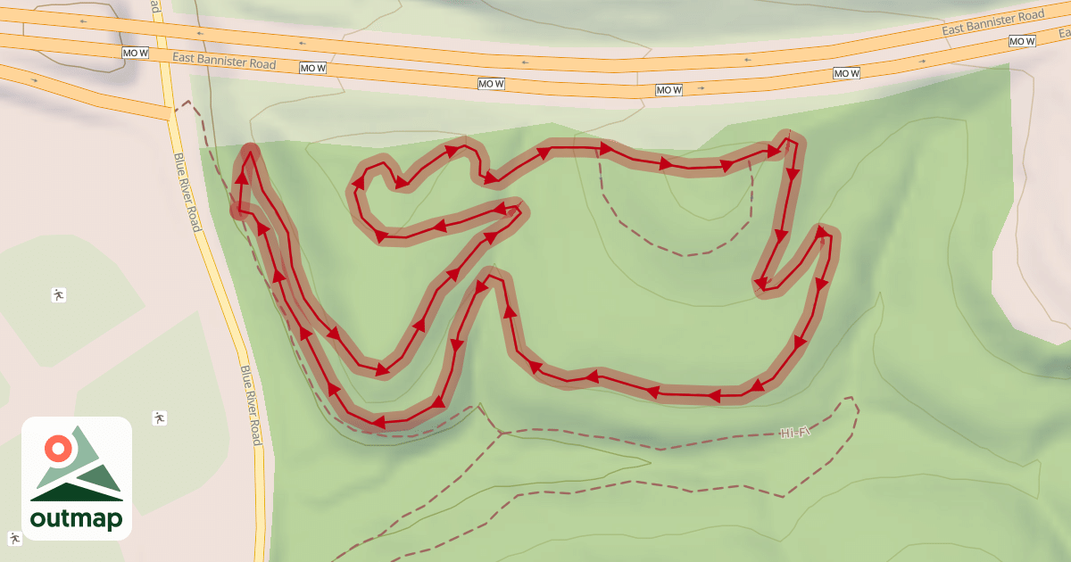 Map of Customline (Downhill Only)