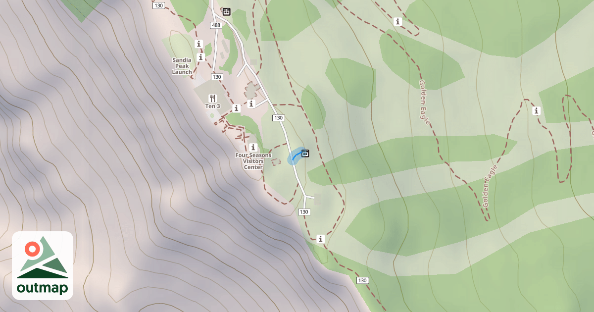 Map of Lift 2 off Ramp