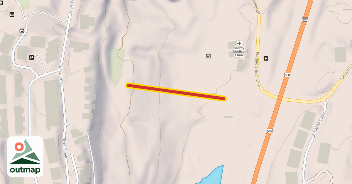 Map of Columbine Lift #9