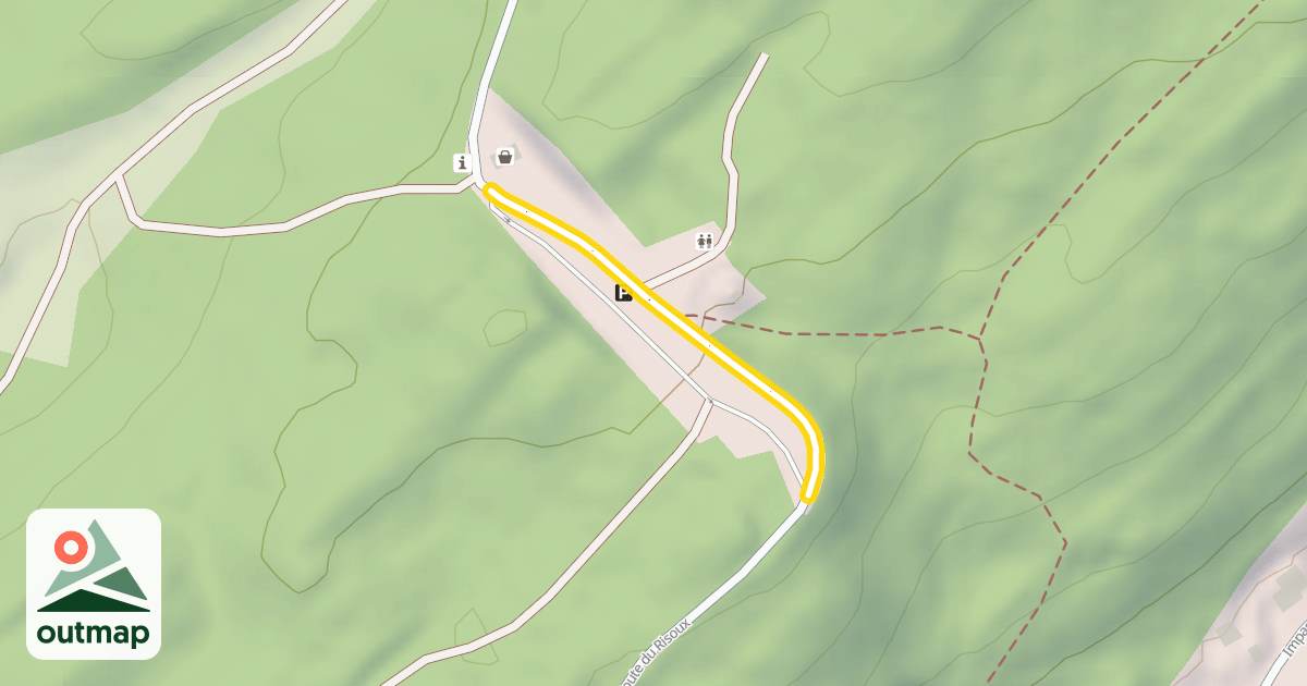 Map of Route du Risoux