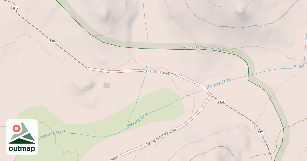 Map of BURKHARDT CABIN