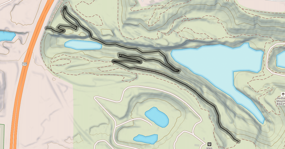 Map preview of Fractured Falls (black)