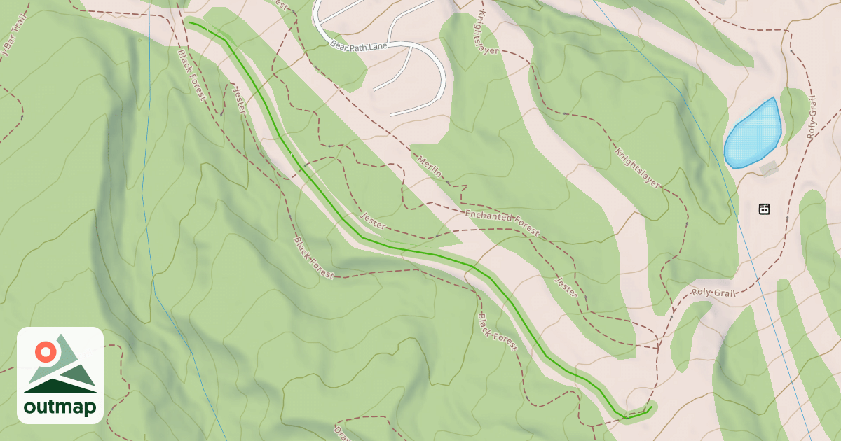 Map of Bunker Hill