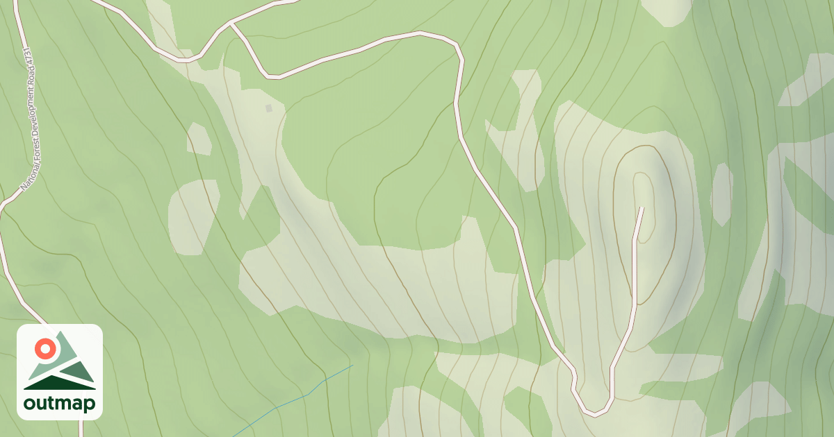 Map of Big Creek Lookout Snowmobile