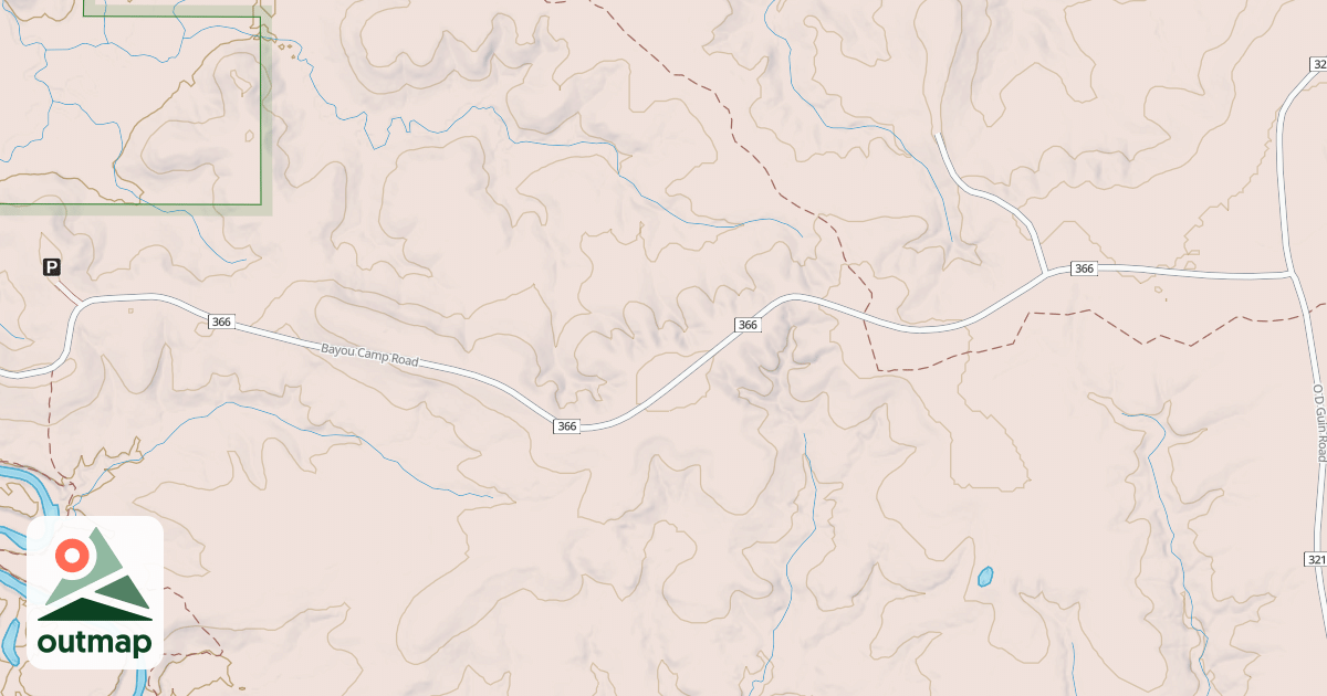 Map of HIGH RIDGE
