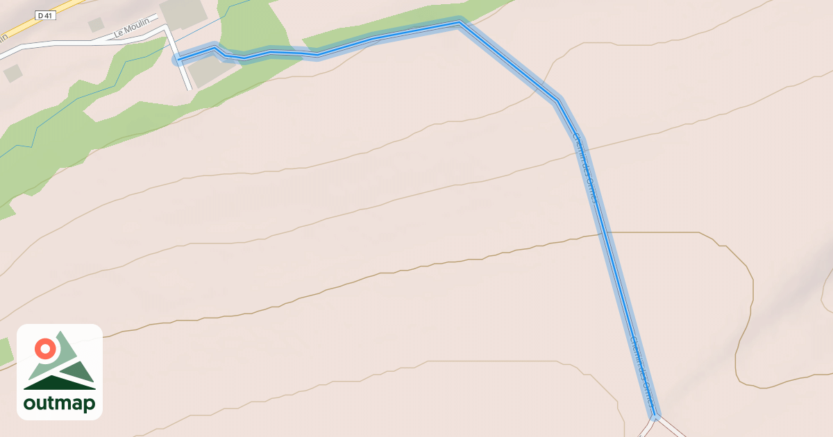 Map of Chemin des Ormes