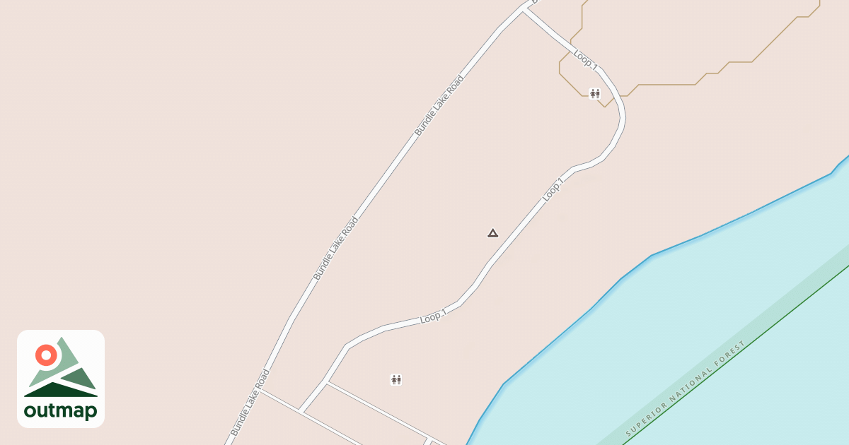 Map of CADOTTE LAKE CAMPGROUND SPUR