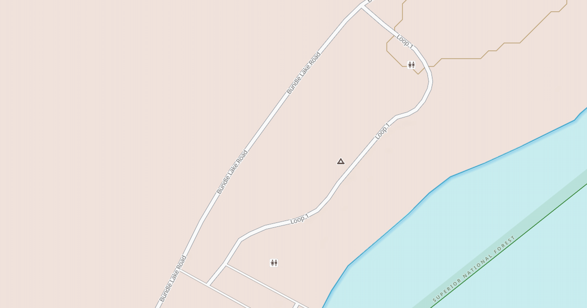 Map preview of CADOTTE LAKE CAMPGROUND SPUR